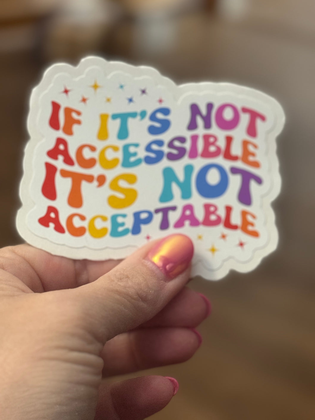 If it's not accessible