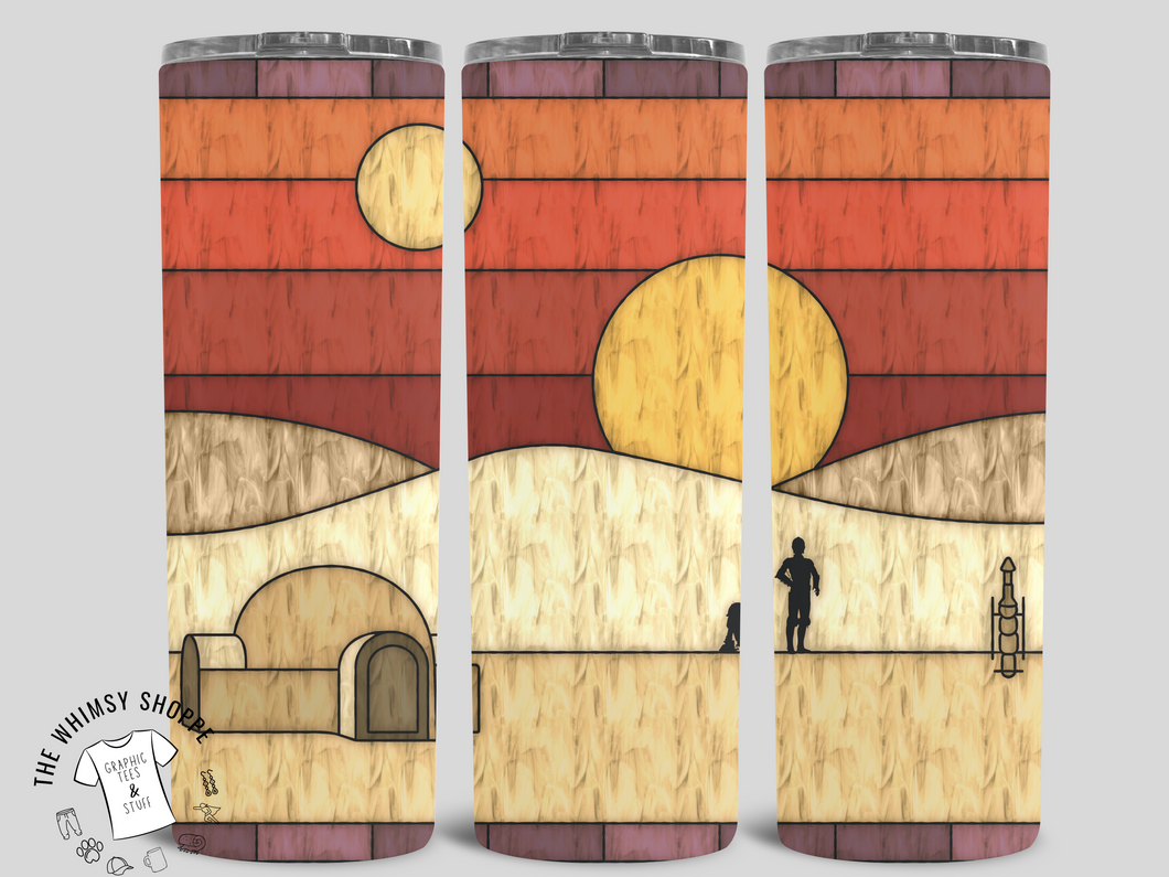 Tatooine Stained Glass